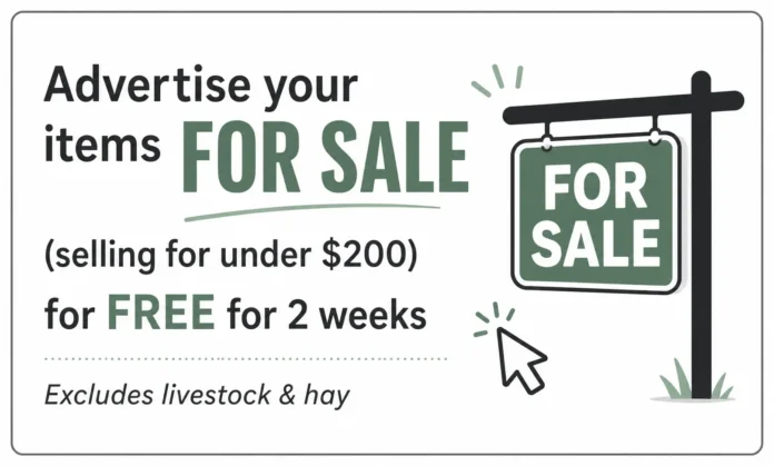 ItemsForSale Advertise your items for sale