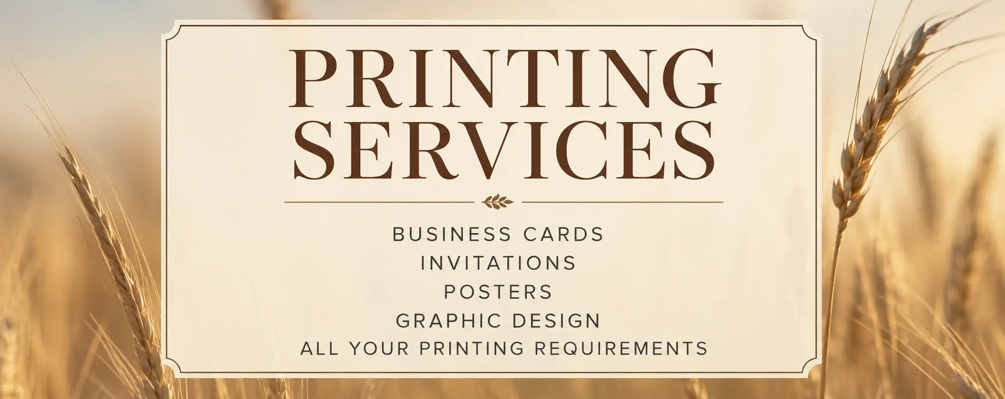 Printing Services