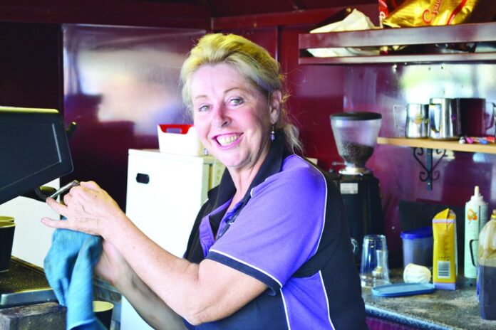 Our happy smiling Caz will be there with her delicious beverages.