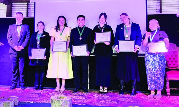WASA Junior Ambassadors Aiden Keys (Warracknabeal), Rebecca Hobbs (Kaniva), Charlotte Donnell (Nhill), Marcel Badue (Jeparit), Zara Nichols (Horsham), Lucinda Smith (Goroke), Kallie Krause (Donald)