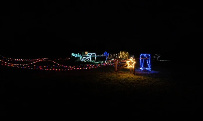 Christmas Lights Bring Winter Cheer to Nhill