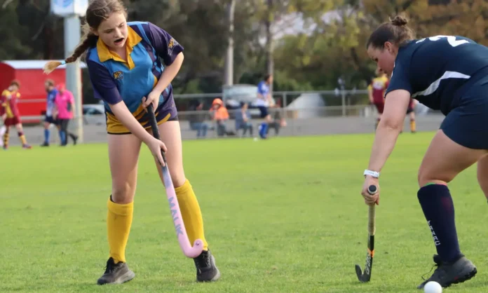 Young Maddy made her women’s debut for Nhill Thunderbirds. Photo Brett Tischler