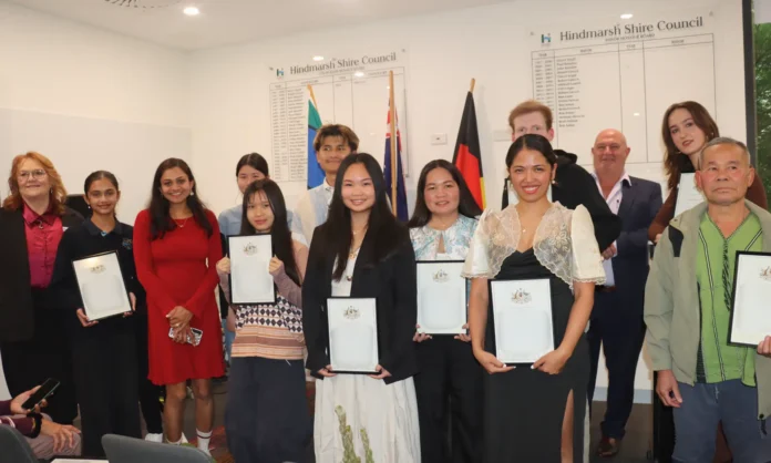Hindmarsh Welcomes 12 New Australia Citizens