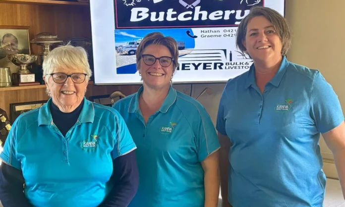 Wednesday golf winners: Dawn Austin, Donna Vivian and Fleur Finlayson