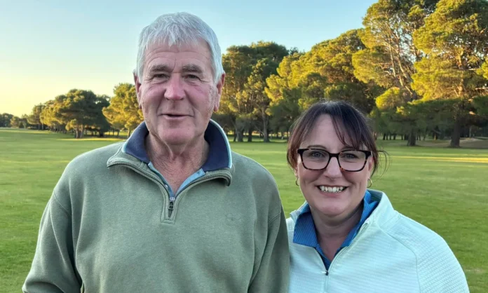 Graeme (Bull) Launer and Min Marshall.