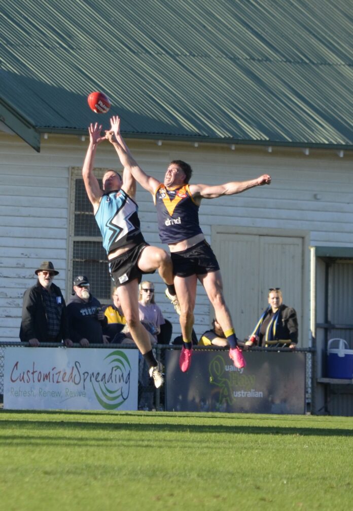 Frazer Driscoll was a stand out player in Nhill Tiger’s win on Sunday.